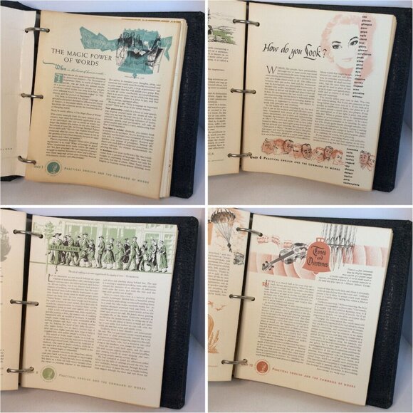 Vintage Text Book 1960 Practical English And Command of Words Adult Education - Picture 7 of 10